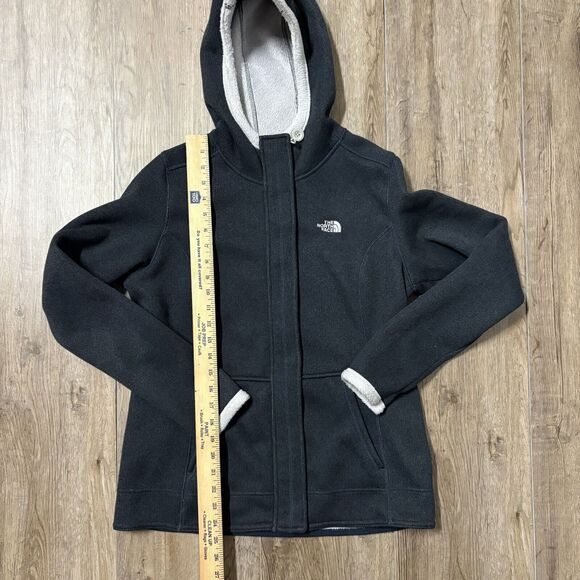 The North Face Jacket Womens Banderitas‎  Hooded Fleece Lined Full Zip Womens M - Picture 8 of 13